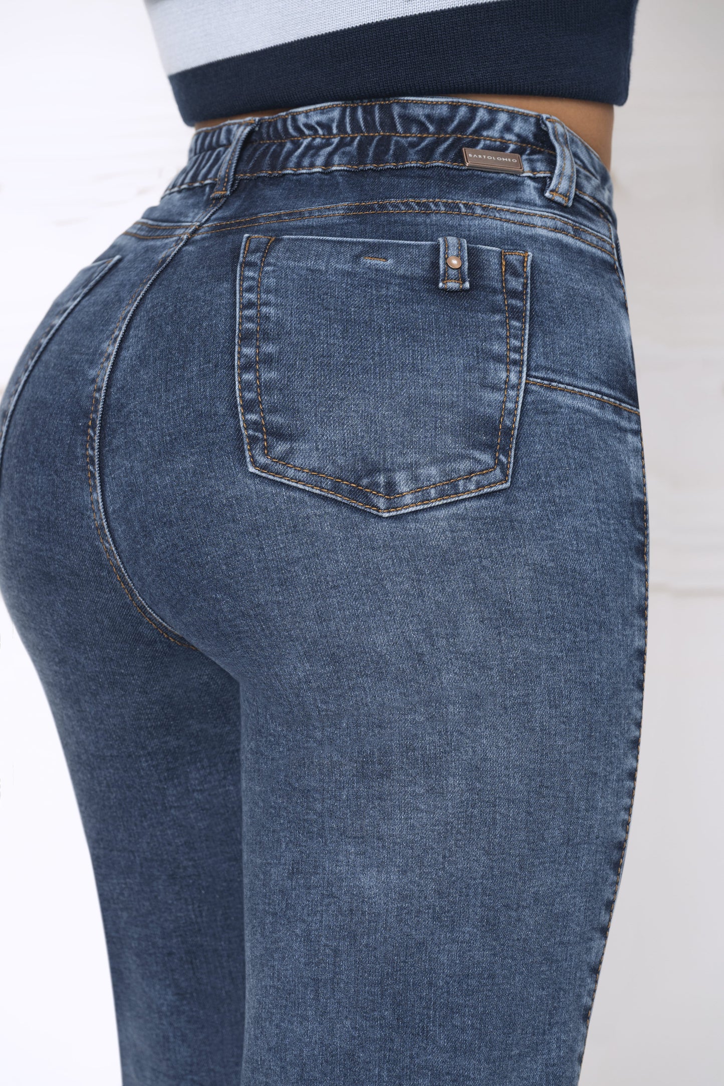 Jean Indigo Licrado Wide Leg Ref 2155