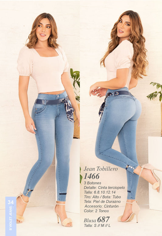 Jeans B´violet Claro  Ref 1466