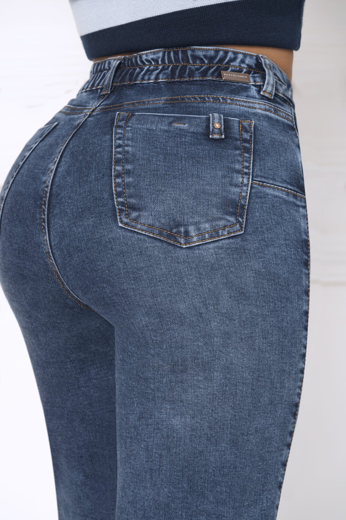 Jean Indigo Licrado Wide Leg Ref 2155