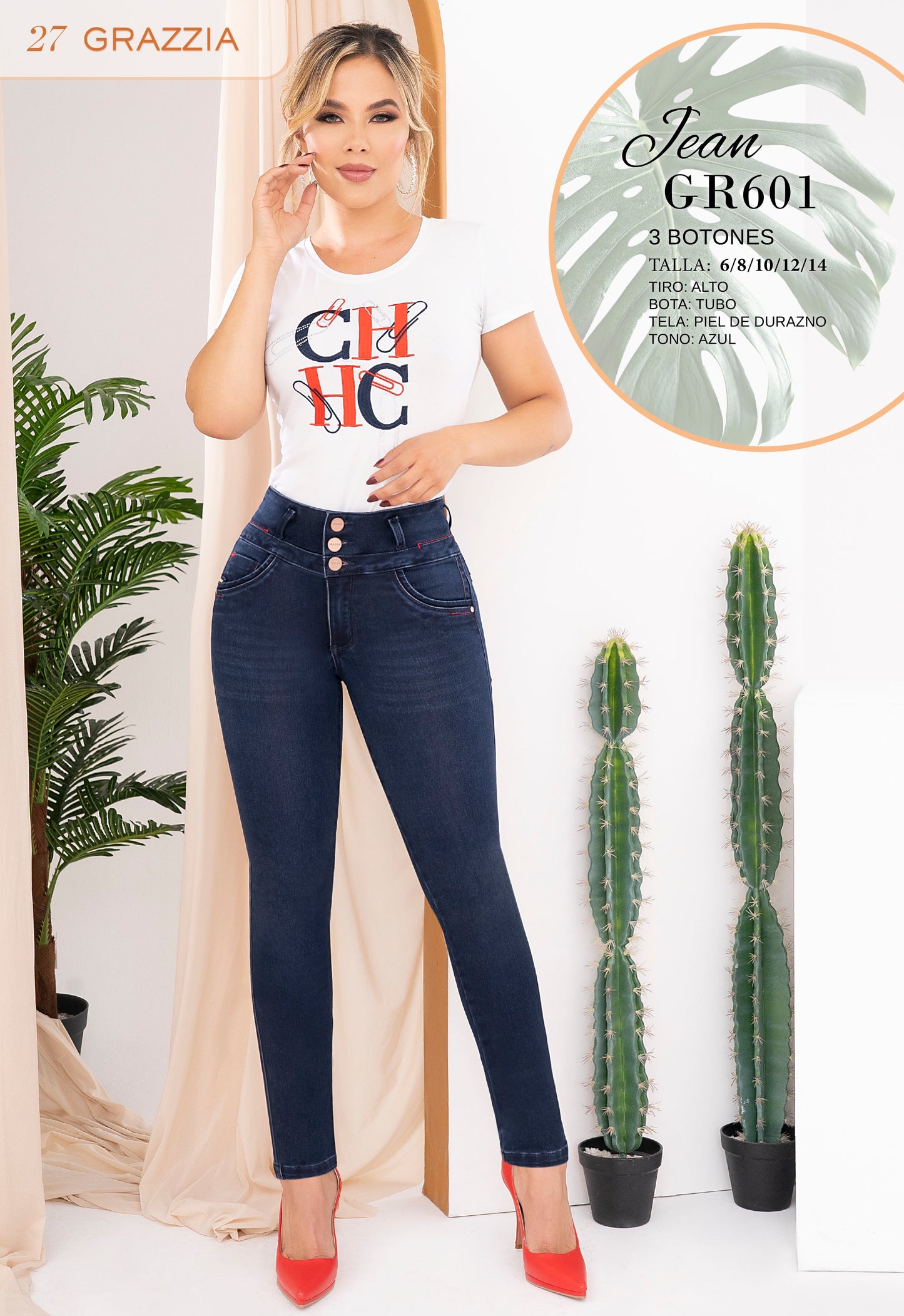 Jeans Grazzia by B´violet  Ref 601